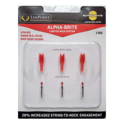 TenPoint Alpha-Brite Lighted Nock 3pk Kit