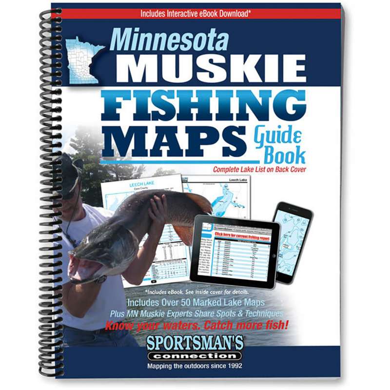 Sportsmans Connection Minnesota Muskie Fishing Map Guide
