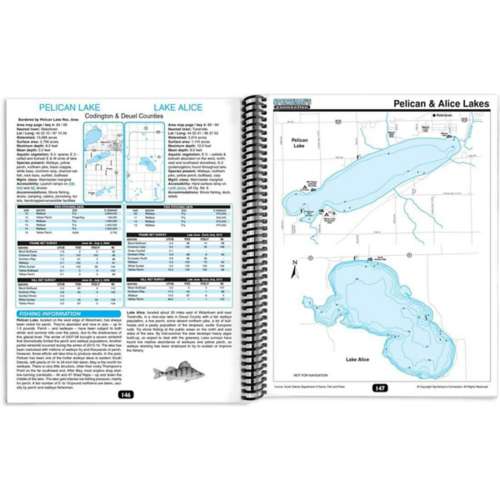 Sportsmans Connection South Dakota Fishing Map Guide