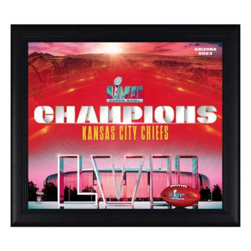 Fanatics Kansas City Chiefs Framed 15" x 17" Super Bowl LVII Champions