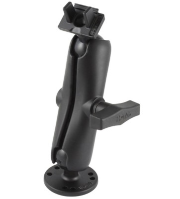 RAM C-Size Double Ball Mount for Lowrance Elite-5 Elite-7 Ti