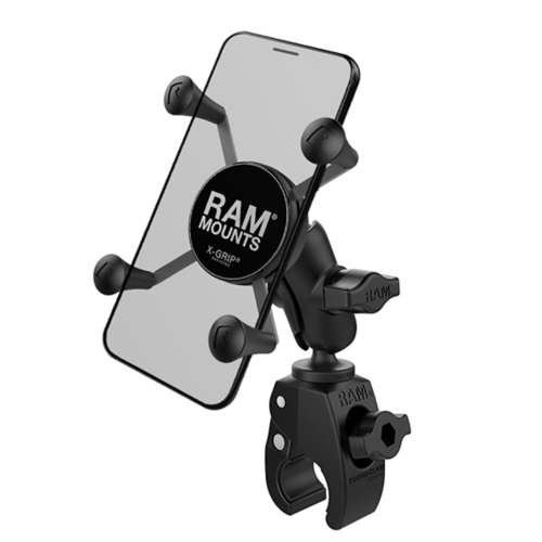 RAM X-Grip Phone Mount with RAM Tough-Claw Small Clamp Base