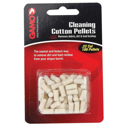 Gamo .22 Caliber Airgun Cotton Cleaning Pellets 100 Count