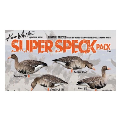 Big Al's Ken White Super Speck Goose Silhouettes 12 Pack