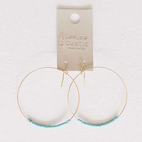Leslie Curtis Jewelry Andi Hoop Earrings