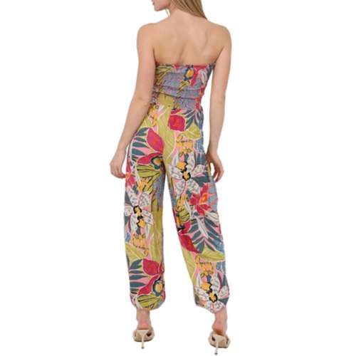 Women's Angie Strapless Smocked Jumpsuit