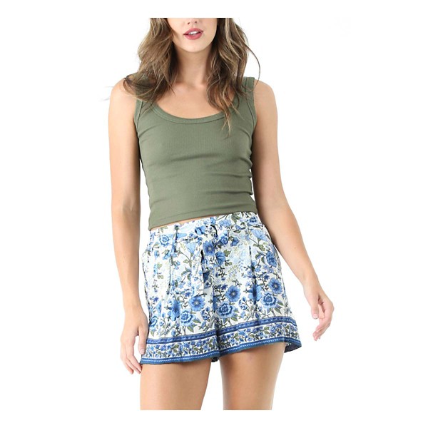 Women's Angie Belt Waist Linen Shorts product image