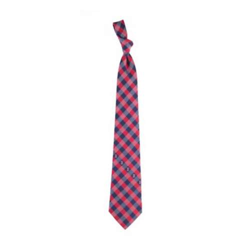 Eagles Wings Boston Red Sox Check Tie