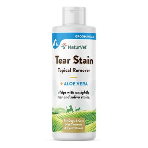 NaturVet Tear Stain Topical Remover Plus Aloe for Dogs and Cats