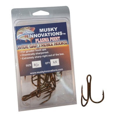 Musky Innovations Plasma Point Hooks 25 Pack