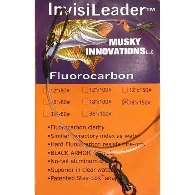 Musky Innovations Invisi Fluorocarbon Leader