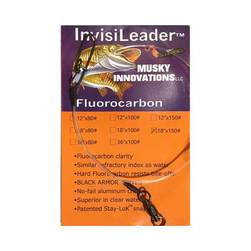 Musky Innovations Invisi Fluorocarbon Leader
