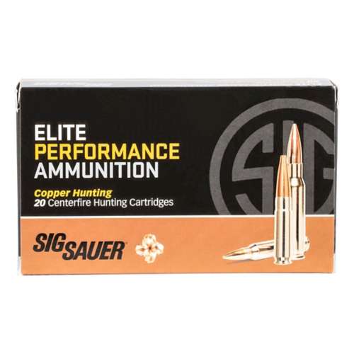 SIG SAUER Elite Copper Hunting Rifle Ammunition 20 Round Box