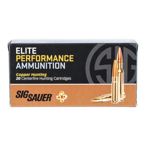 SIG SAUER Elite Copper Hunting Rifle Ammunition 20 Round Box