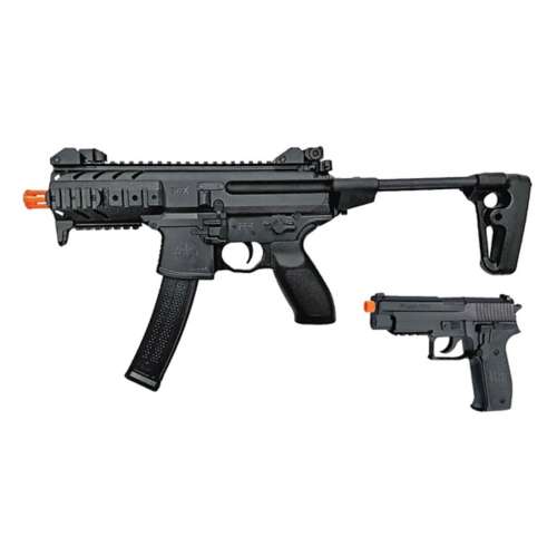Sig Sauer MPX, P226 Spring Powered Airsoft Rifle & Pistol Kit