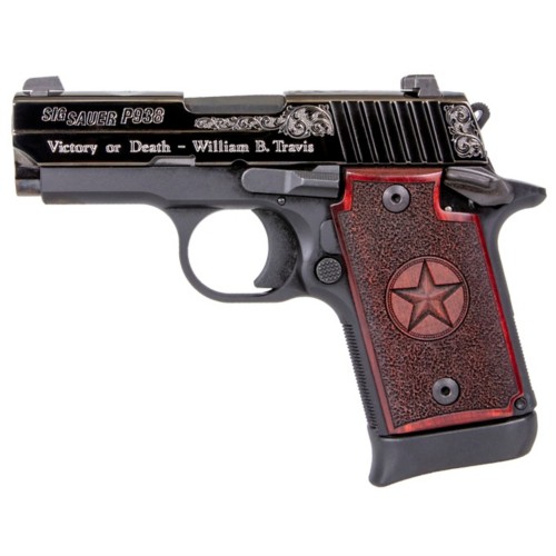 SIG SAUER P938 Engraved Texas Edition 9mm Pistol