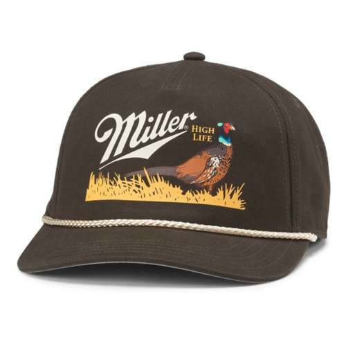 American Needle Canvas Cappy Miller High Life Snapback Hat