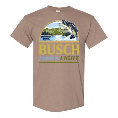 Adult Brew City Busch Light Fisherman T-Shirt