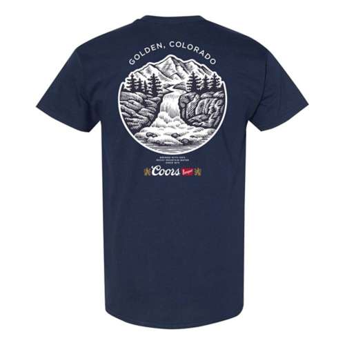 Adult Brew City Coors Banquet Waterfall T-Shirt