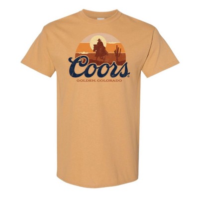 Men's Brew City Coors Banquet Cowboy Prairie T-Shirt