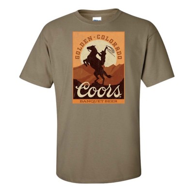 Men's Brew City Coors Banquet Cowboy Giddy Up T-Shirt