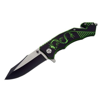 SZCO Supplies Dragon Rescue Folding Pocket Knife