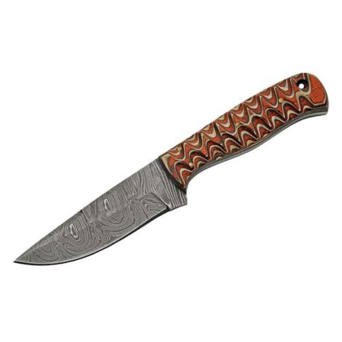Rite Edge Damascus Steel Tree Ridge Hunter Fixed Blade Knife