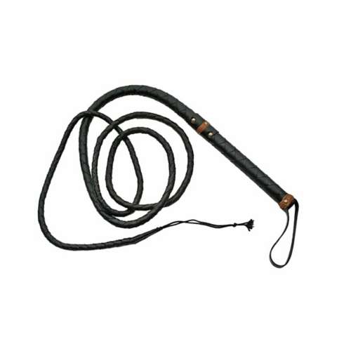 SZCO Supplies 9-Foot Leather Whip