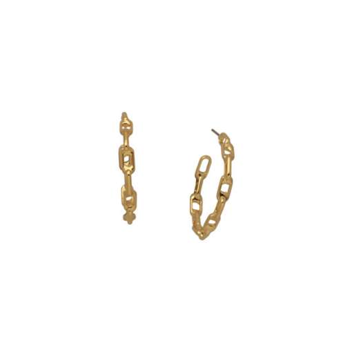 Sorrelli Chain Link Hoop Earrings
