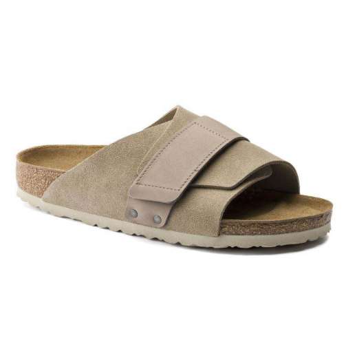 Men's BIRKENSTOCK Kyoto Suede Leather Slide Sandals