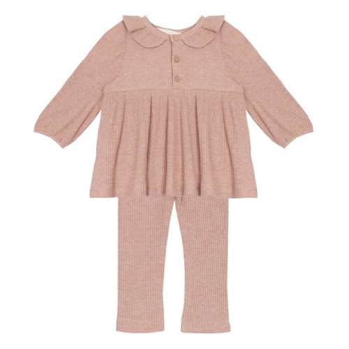 Toddler Girls' Mabel + Honey Blooms Knit Shirt and Pants Set