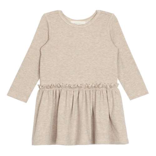 Girls' Mabel + Honey Rosaley Natural Waist Long Sleeve Sweater Dress