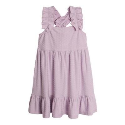 Girls' Mabel + Honey Flower Farm Square Neck Babydoll Dress