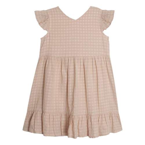 Toddler Girls' Mabel + Honey Checkmate  Babydoll Dress