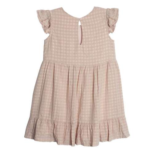 Toddler Girls' Mabel + Honey Checkmate  Babydoll Dress