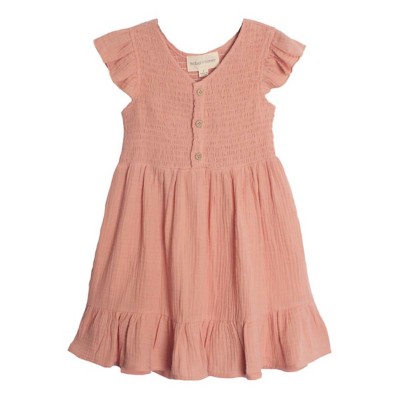 Toddler Girls' Mabel + Honey Sweet Rasberry  Babydoll Dress
