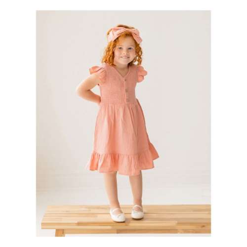 Girls' Mabel + Honey Sweet Rasberry  Babydoll Dress