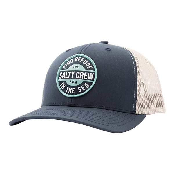 Men's Salty Crew Landing Retro Trucker Snapback Hat product image
