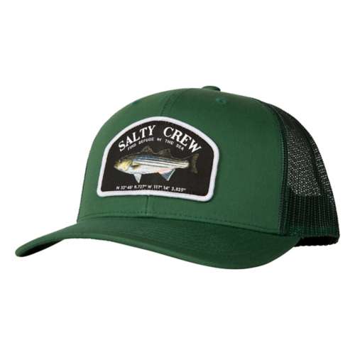 Adult Salty Crew Striper Retro Trucker Snapback Hat