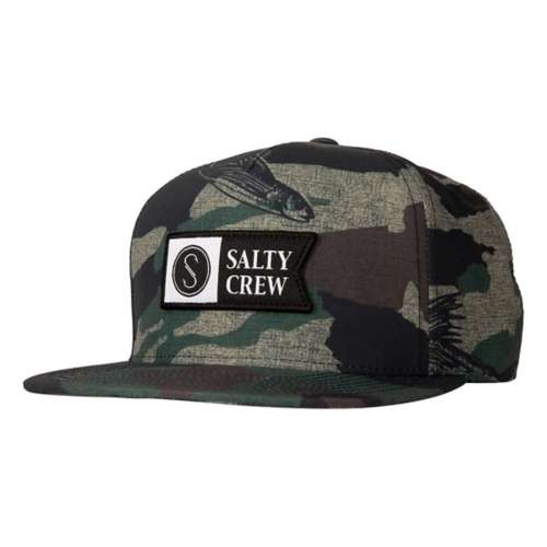 Men's Salty Crew Alpha Tech 5 Panel Snapback Hat