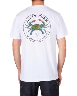 Men's Salty Crew Blue Crabber Premium T-Shirt