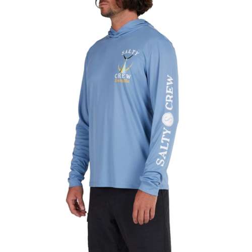 Men's Salty Crew Tailed Hood Sunshirt Long Sleeve T-Shirt