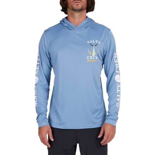 Men's Salty Crew Tailed Hood Sunshirt Long Sleeve T-Shirt