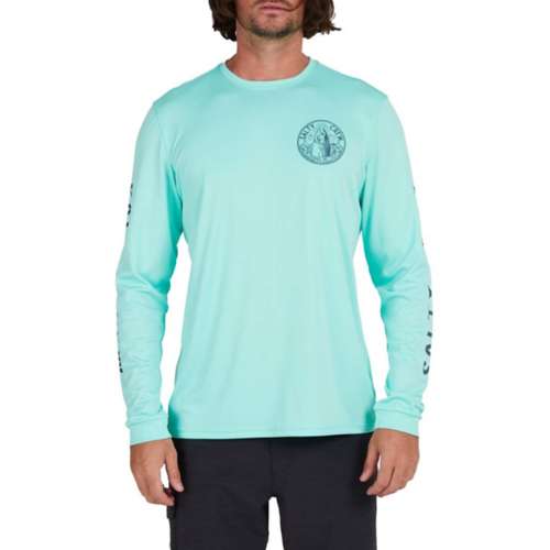 Men's Salty Crew Fishing We Trust Sunshirt Long Sleeve T-Shirt ...