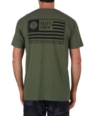 Men's Salty Crew Tonal Freedom Flag Premium T-Shirt