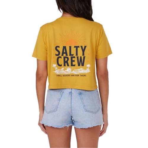 Women's Salty Crew Cruisin' Crop T-Shirt