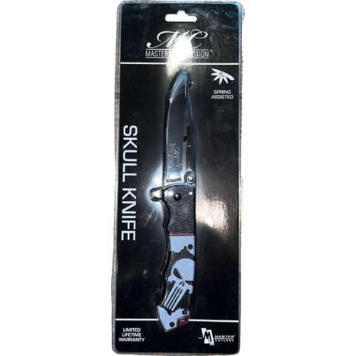 Masters Collection Spring Assisted Skull Knife