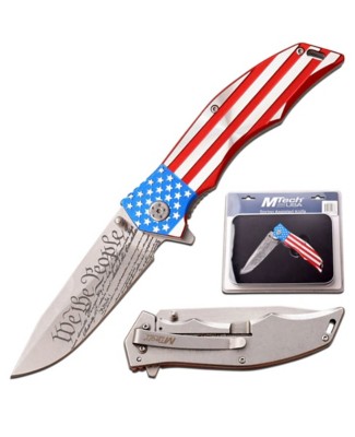 Mtech We the People Clamshell Pocket Knife