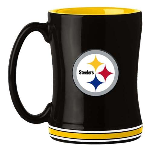 Logo Brands Pittsburgh Steelers 14oz Sculpted Relief Mug