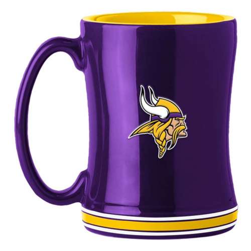 Logo Brands Minnesota Vikings 14oz Sculpted Relief Mug